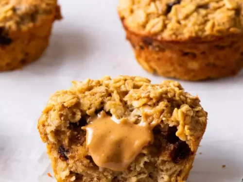 Мъфини с Овесени Ядки и Бадемов Тахан