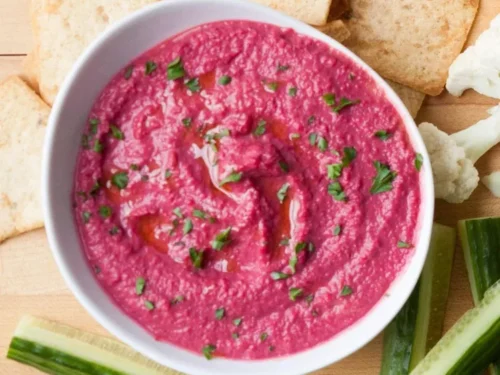 Хумус с Червено Цвекло