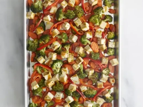 Тофу Терияки със Зеленчуци на Фурна