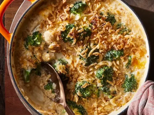 Запеканка с Пилешко и Броколи